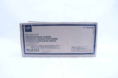 Medline NON256001 Non-Woven Drain Sponges 6-Ply 2 x 2inch - Case of 1400